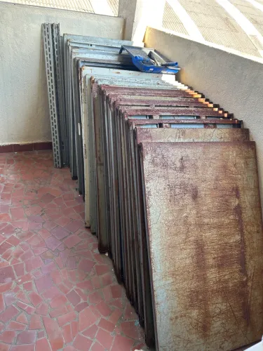 Prateleira de aço usada 60x92 reforçada