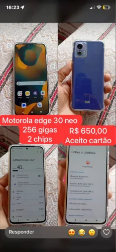 motorola Edge 30 não
