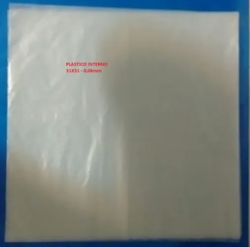 100 Plasticos Internos - 31x31x0,06mm