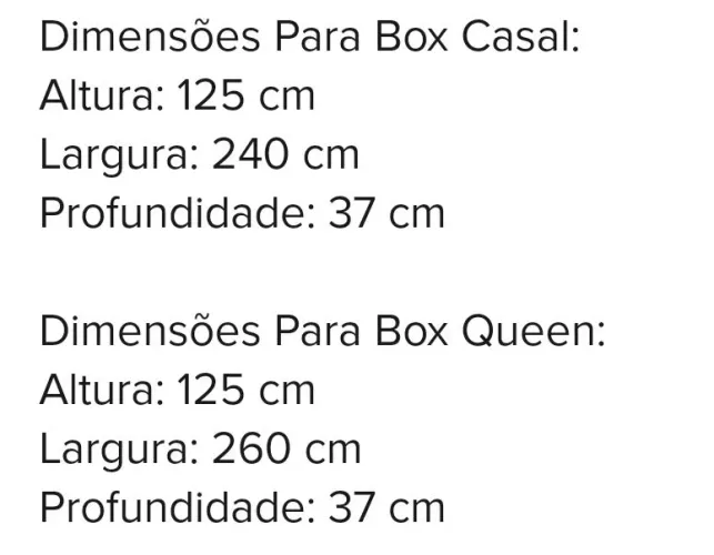 Cabeceira Cama box ou queen