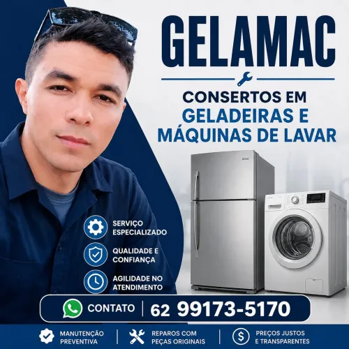 Consertos em geladeiras e máquinas de lavar