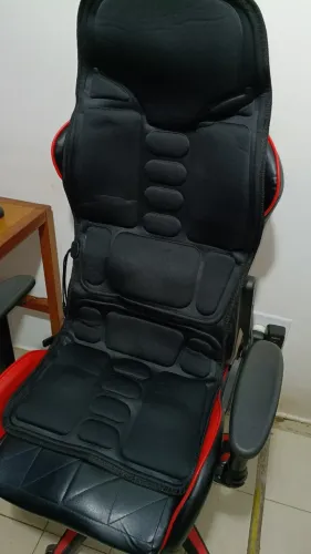 Assento Massageador Elétrico MMX Terapia Calor para Carro e Casa Assento Massageador E
