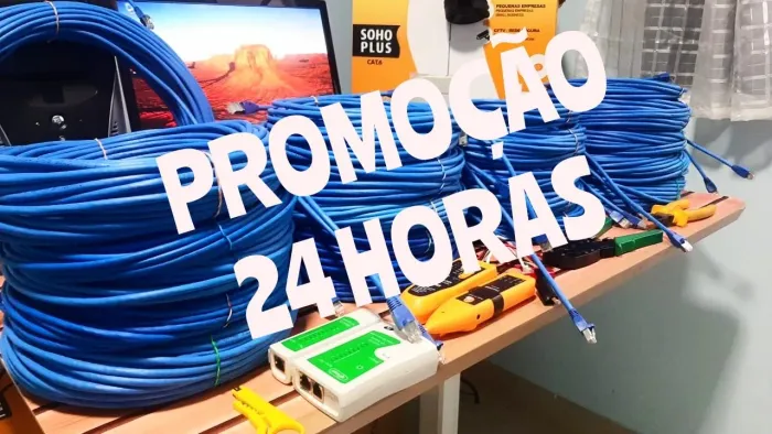 Cabo de rede lan CAT6 e CAT.5e ENTREGA GRÁTIS 3,5,10,15,20,25,30,40,50 metros