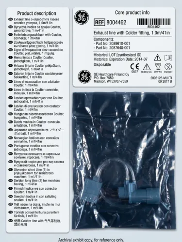 Sensor de Fluxo Anestesia GE Healthcare Novo Lacrado (P/N 2089610-001)