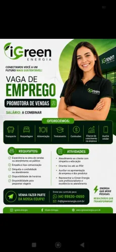 Promotora de vendas.