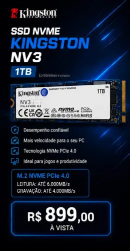 SSD Nvme Kingston NV3 1TB 