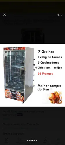 Máquina de assar frango/frangueira