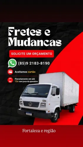 Frete e mudanças em fortaleza e região 