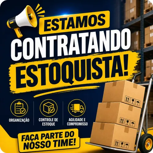 Estamos Contratando: Estoquista