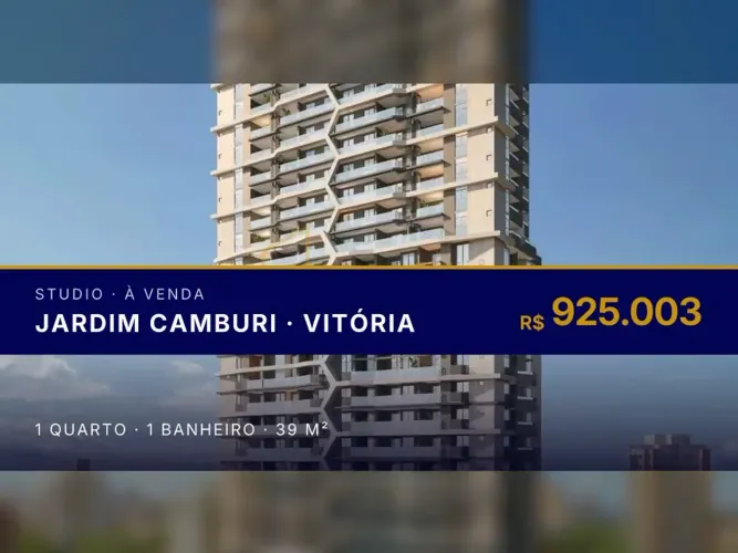 Exclusivo Studio em Jardim Camburi: Alta Rentabilidade e Conforto!