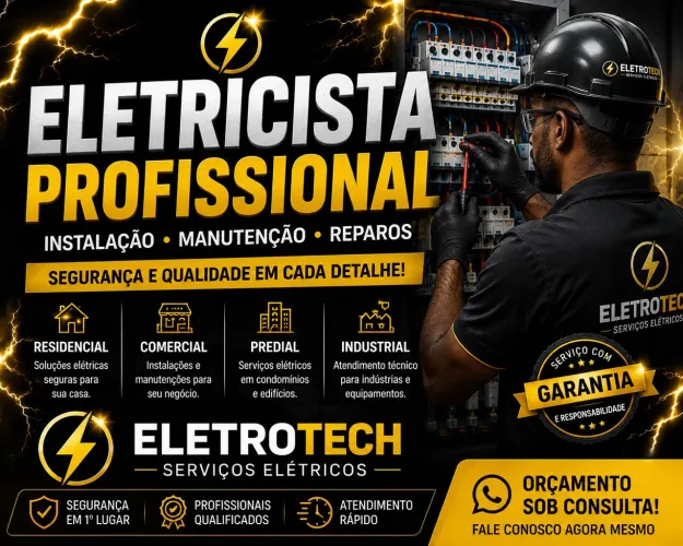 Eletricista Profissional | Instalações e Manutenção Elétrica