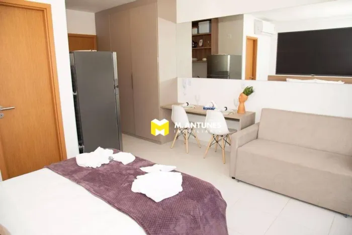 Vendo Apartamento Studio Frente pra Piscina, Mana Beach, Muro Alto, Ipojuca, PE