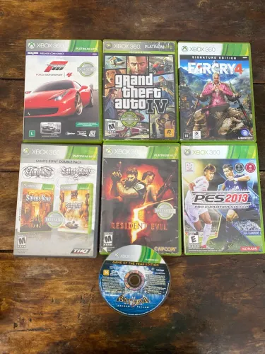LOTE 7 JOGOS XBOX 360 ORIGINAL (ENVIO OLX PAY)