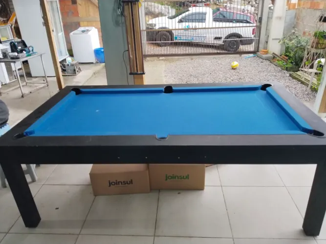 Mesa de sinuca pong e messa de jantar