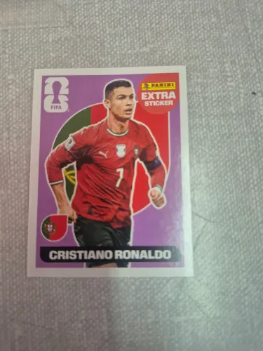 Extra Sticker Roxo Vini/ Messi/ Haaland/ Cristiano Ronaldo