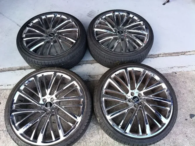 Rodas 20 cromada 