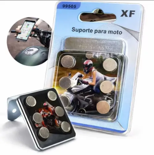 Suporte magnético pra moto 