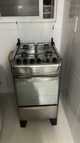 Fogão Atlas 4 bocas Fastcook Inox