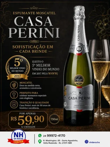 ESPUMANTE MOSCATEL CASA PERINI