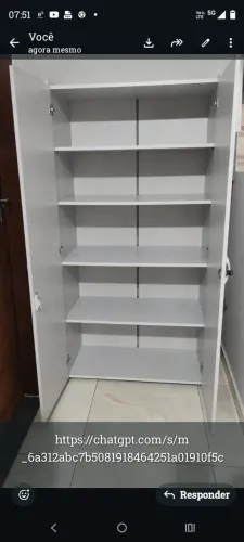 Armário para escritório madeira cinza