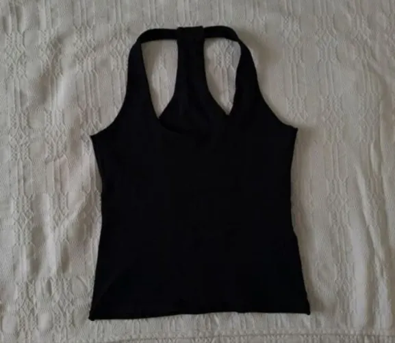 blusa preta y2k com strass
