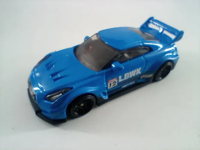Hot Wheels Nissan GTR 35 Azul coleção
