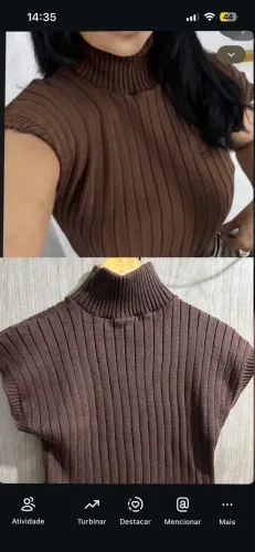 Blusa de tricô 