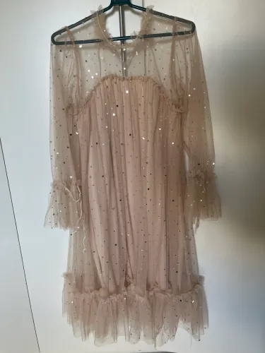 Vestido estrelas festa Tam M