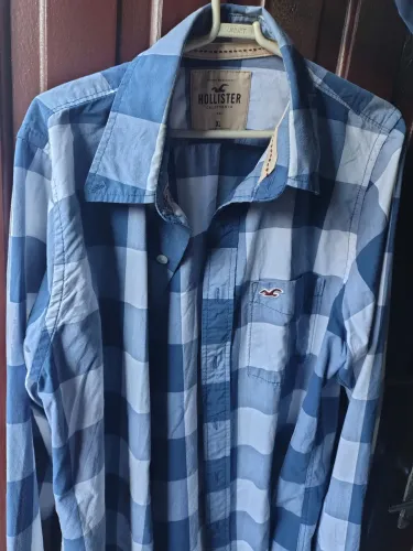 Camisão hollister original xadrez
