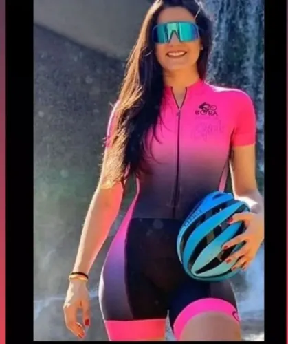Macaquinho ciclismo feminino 
