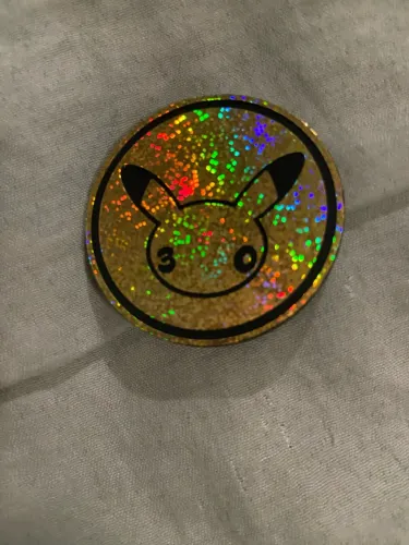 Moeda Pokémon Pikachu Edição 30 anos