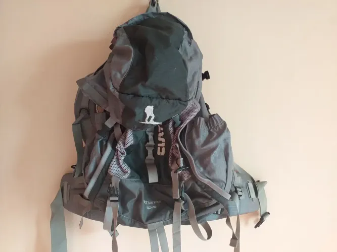 Mochila cargueiro Curtlo 50+10 ( estado de nova)