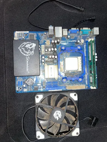 Kit PC AMD FX-6300 + 8GB DDR3 + SSD 128GB + Placa Mãe + Cooler