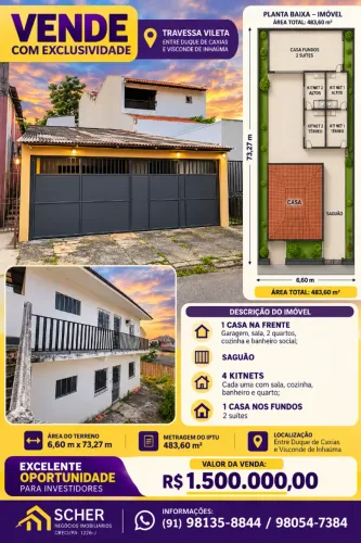 Casa na Travessa Vileta no Marco