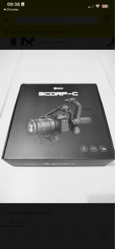 Gimbal Estabilizador FeiyuTech Scorp-c 3 Eixos P/ Câmeras Até 2.5kg