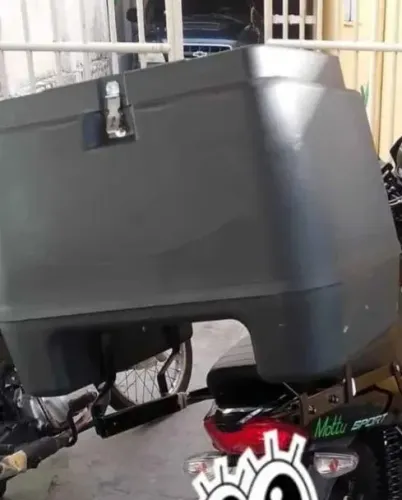 baú para moto mottu 80 litros com suporte ideal para fazer em tregas pra shopp e mercado