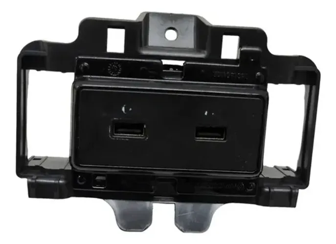 Tomada Dupla Usb Renault Captur 2022  Preto