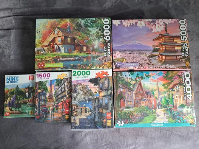 Lote 6 quebra cabeça