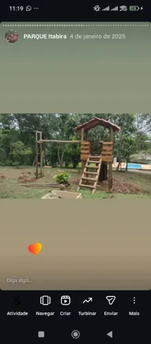  fazemos playground de pallet com base de eucalipto