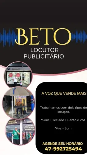 Locutor Publicitário Porta de Loja 