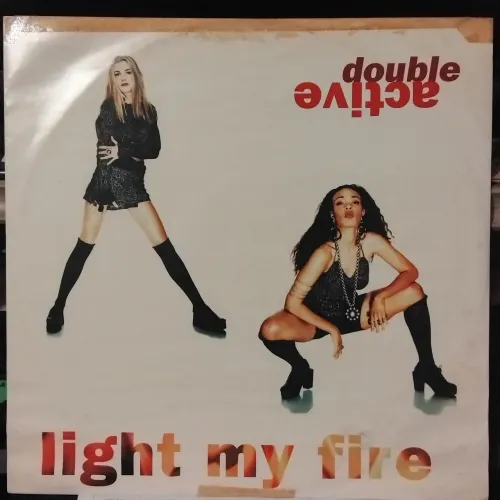 LP Disco de Vinil Single Double Active - Light My Fire Eurodance anos 90 importado