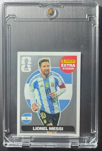 Extra Sticker Lionel Messi Prata