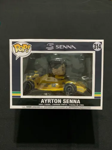 boneco funko pop ayrton senna lotus deluxe 314 colecionável