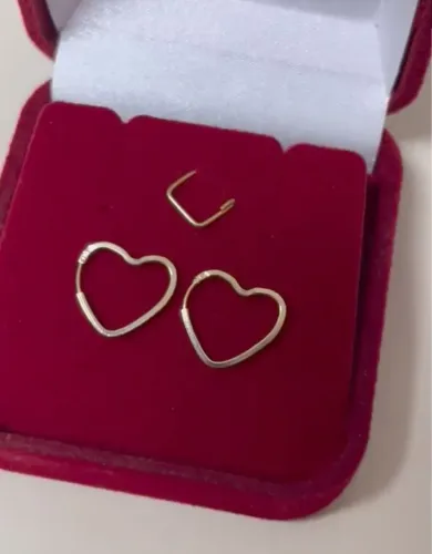 Brinco ouro 18 k
