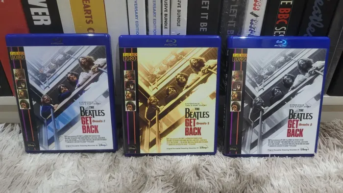 Blu-ray The Beatles Get Back Documentário completo (3Bds Set)