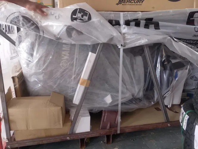 Motor Yamaha 90HP Cinza - Novo Pronta Entrega 