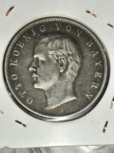 Moeda prata 900 Baviera 1910