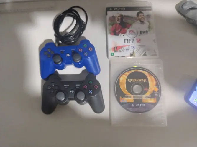 Controle e jogos ps3