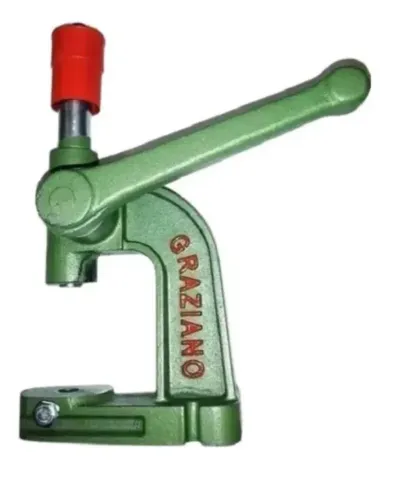 Maquina para colocar botao de pressao ilhós e rebites