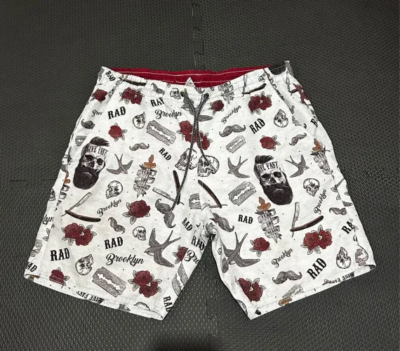 short masculino ripping estampado m
